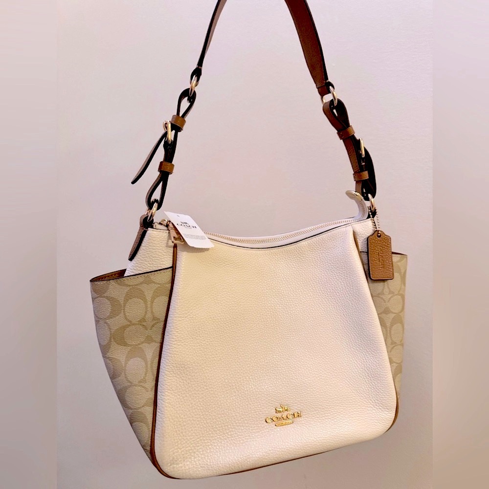 NWT Coach Rori Signature Colorblock Shoulder Bag $398